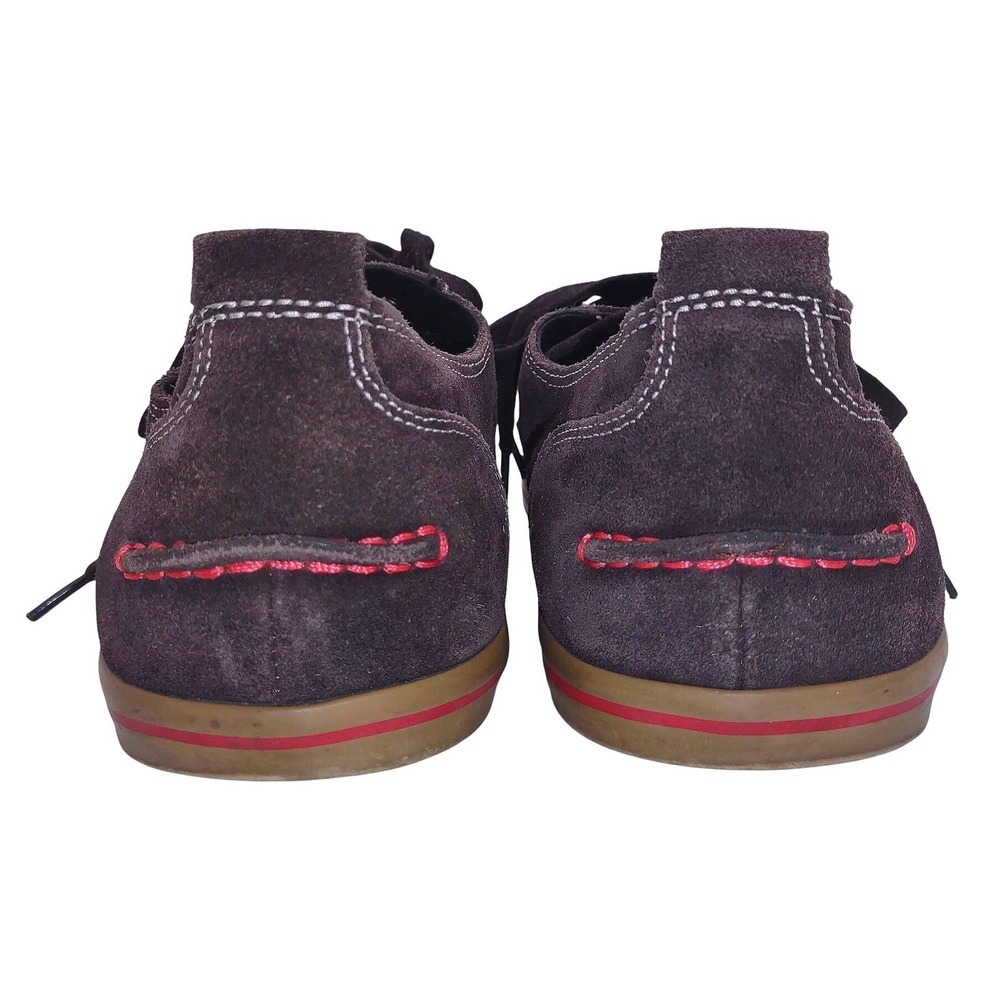 Cole Haan Dominick Boat Shoes Brown Suede Nike Air Sole Mens 13M Moc Toe C09680 - Picture 5 of 12
